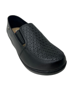 Zapato de Cuña Rómulo Calado en Cuero para Mujer 3736