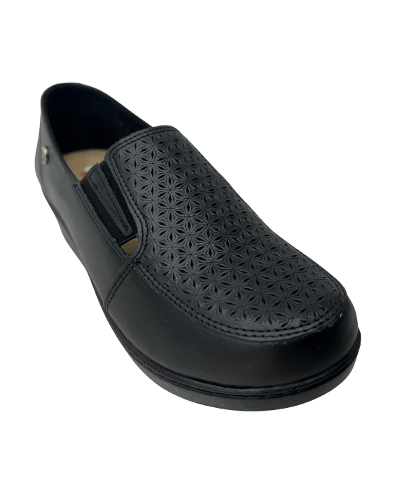 Zapato de Cuña Rómulo Calado en Cuero para Mujer 3736