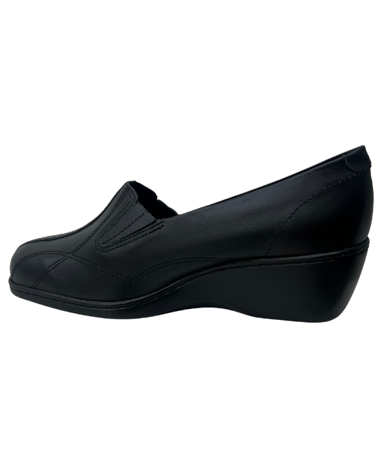 Zapato de Cuña Rómulo Confort en Cuero para Mujer 2245
