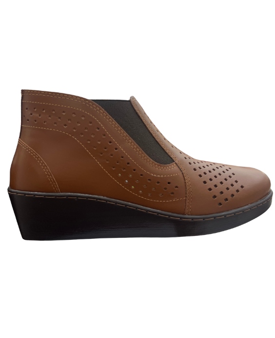 Bota en Cuero Para Mujer 6345