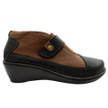 Zapato Rómulo de Tacón en Cuero Naranja para Mujer — Ref. 6086
