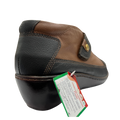 Zapato Rómulo de Tacón en Cuero Naranja para Mujer — Ref. 6086