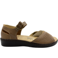 Mocasín Rómulo en Cuero Taupe para Mujer — Ref. 5748