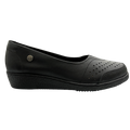 Mocasín Rómulo en Cuero Negro para Mujer — Ref. 3655
