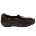 Mocasín Rómulo en Cuero Café para Mujer — Ref. 3776