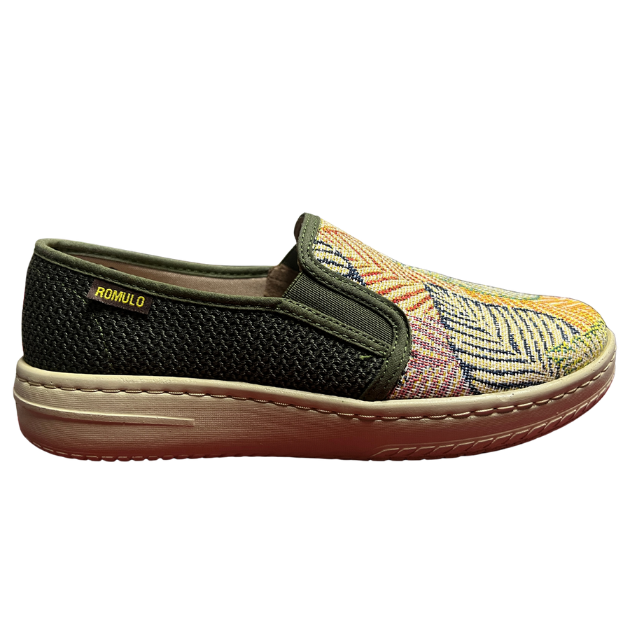 Mocasín Rómulo en Textil Multicolor para mujer