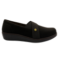 Mocasín Rómulo en Tela Net Café para Mujer — Ref. 3106