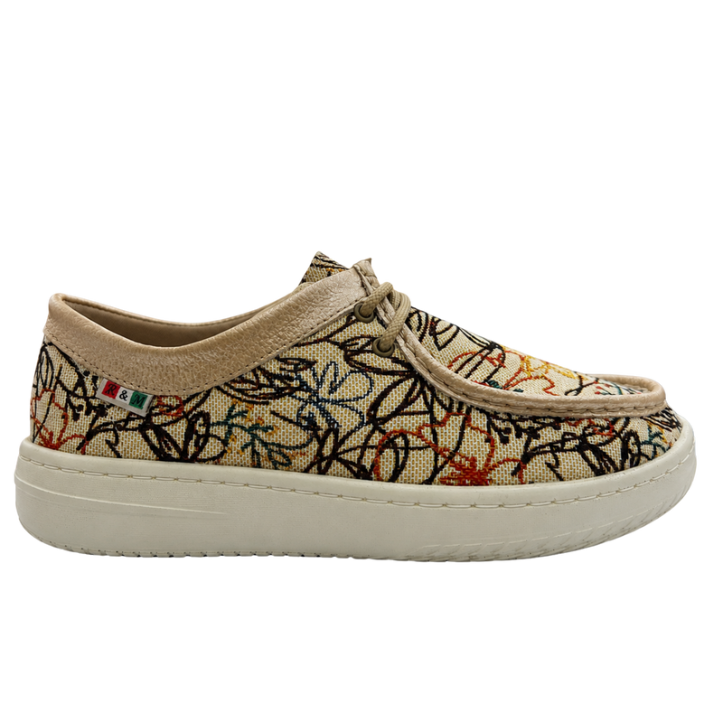 Sandalia Rómulo Shakira en Gobelino Beige para Mujer — Ref. 6091