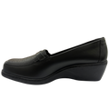 Mocasín Rómulo Romano en Cuero Negro para Mujer — Ref. 3659