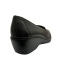 Mocasín Rómulo Romano en Cuero Negro para Mujer — Ref. 3659