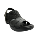 Zapato Rómulo de Tacón en Cuero Negro para Mujer — Ref. 5012