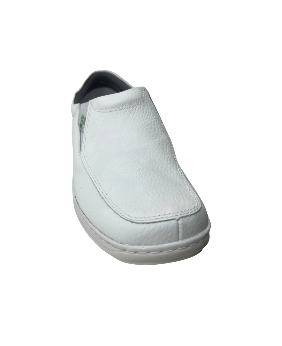 Zapato Profesional Rómulo para Enfermería en Cuero Blanco 9252