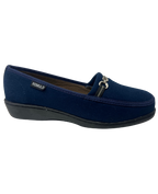Mocasín en Gamuza Azul Para Mujer 3596