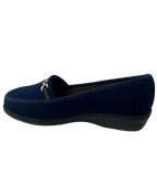 Mocasín en Gamuza Azul Para Mujer 3596