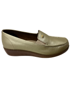 Mocasín Cuero Beige para Mujer 2117