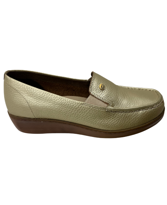Mocasín Cuero Beige para Mujer 2117