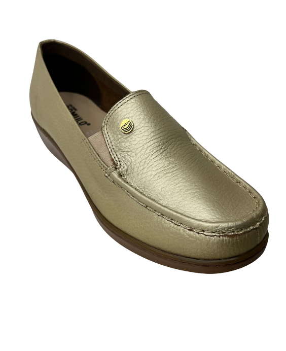 Mocasín Cuero Beige para Mujer 2117
