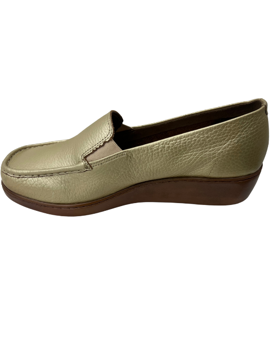 Mocasín Cuero Beige para Mujer 2117