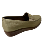 Mocasín Cuero Beige para Mujer 2117