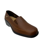 Mocasín Cuero Miel Para Mujer 2261