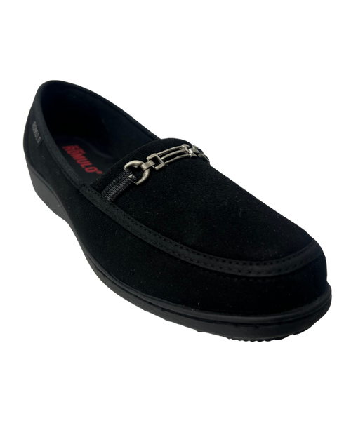 Mocasín  Gamuza Negro para Mujer 3596
