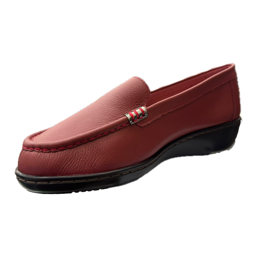 Zapato Rómulo en Cuero Rojo para Mujer — Ref. 3733