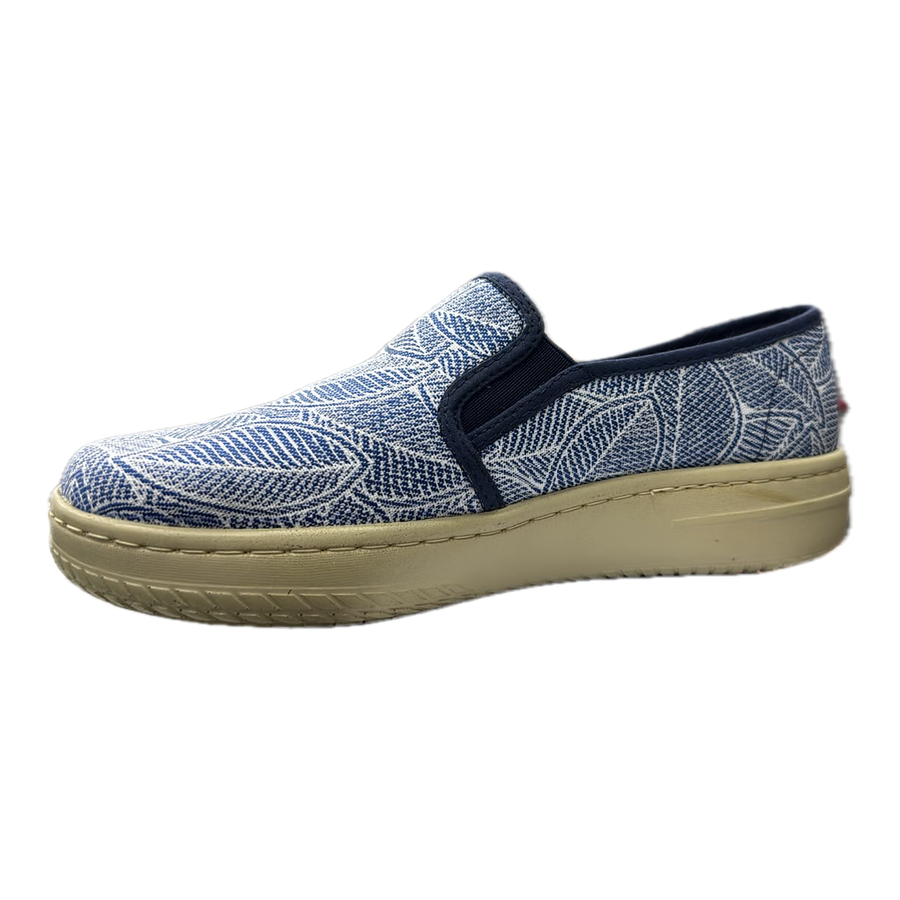Zapato Rómulo en Textil Ciénaga Azul para Mujer — Ref. 3867