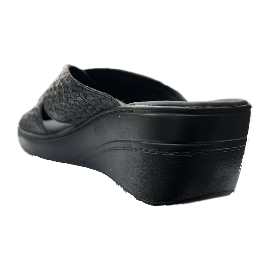 Sandalia Rómulo en Negro para Mujer — Ref. 7214