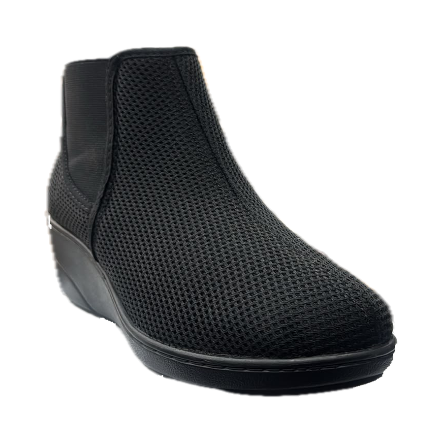 Bota Rómulo en Textil Negro para Mujer — Ref. 3159
