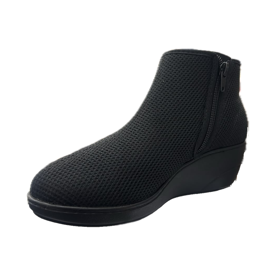 Bota Rómulo en Textil Negro para Mujer — Ref. 3159