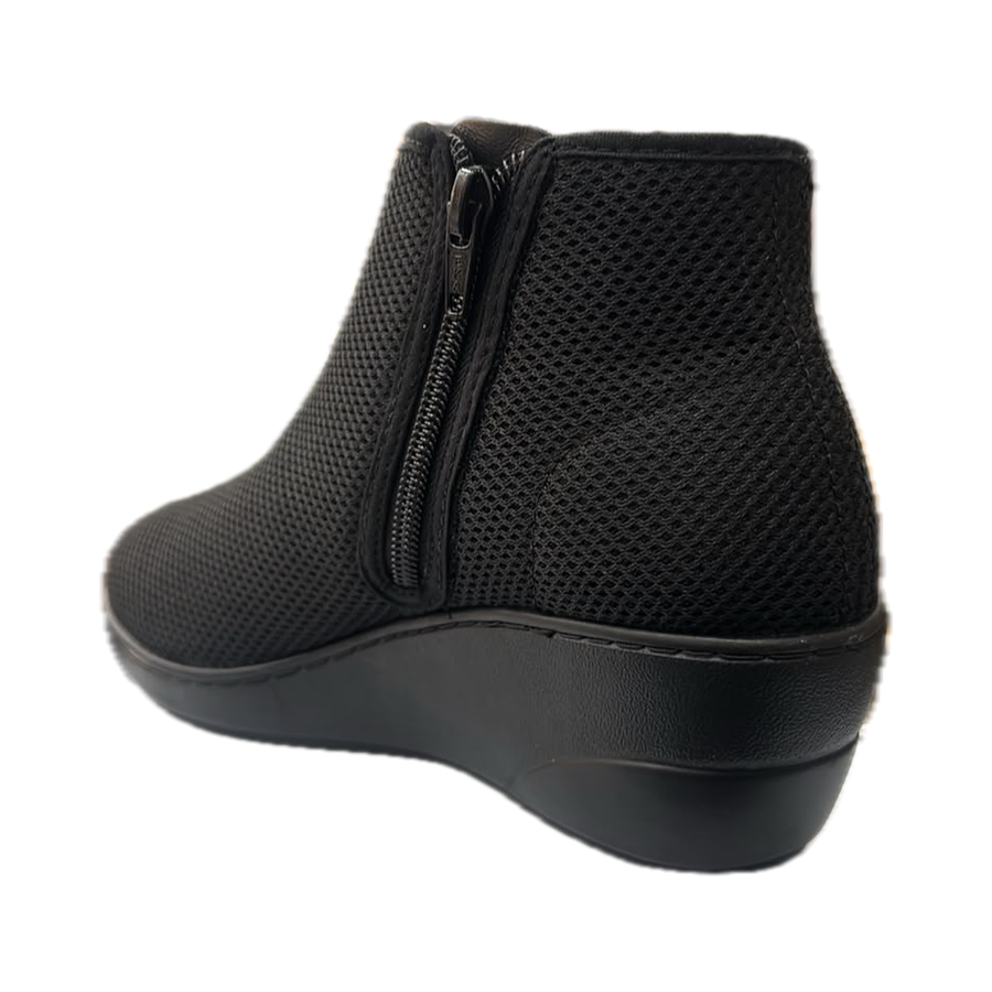 Bota Rómulo en Textil Negro para Mujer — Ref. 3159