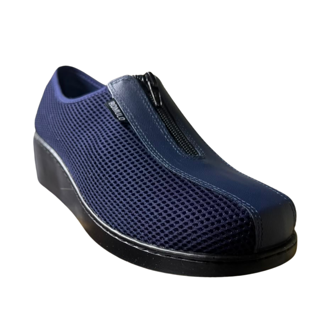 Botín Rómulo con Cremallera en Textil para Mujer — Ref. 3168