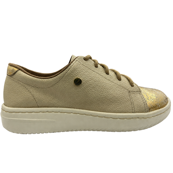 Tenis Casual Rómulo en Color Oro para Mujer — Ref. 3838
