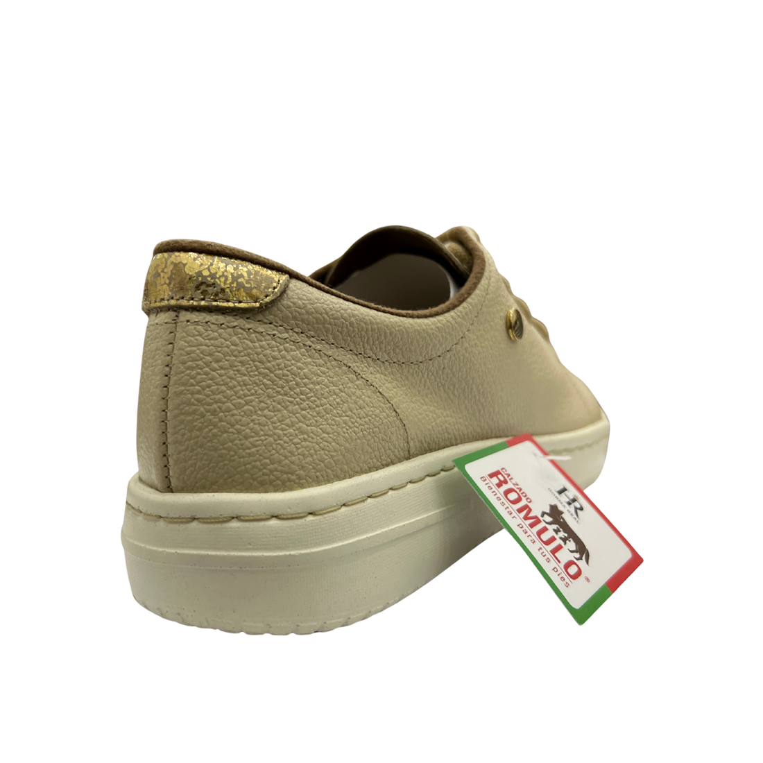 Tenis Casual Rómulo en Color Oro para Mujer — Ref. 3838