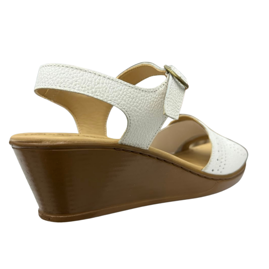 Sandalia Rómulo en Blanco para Mujer — Ref. 5970