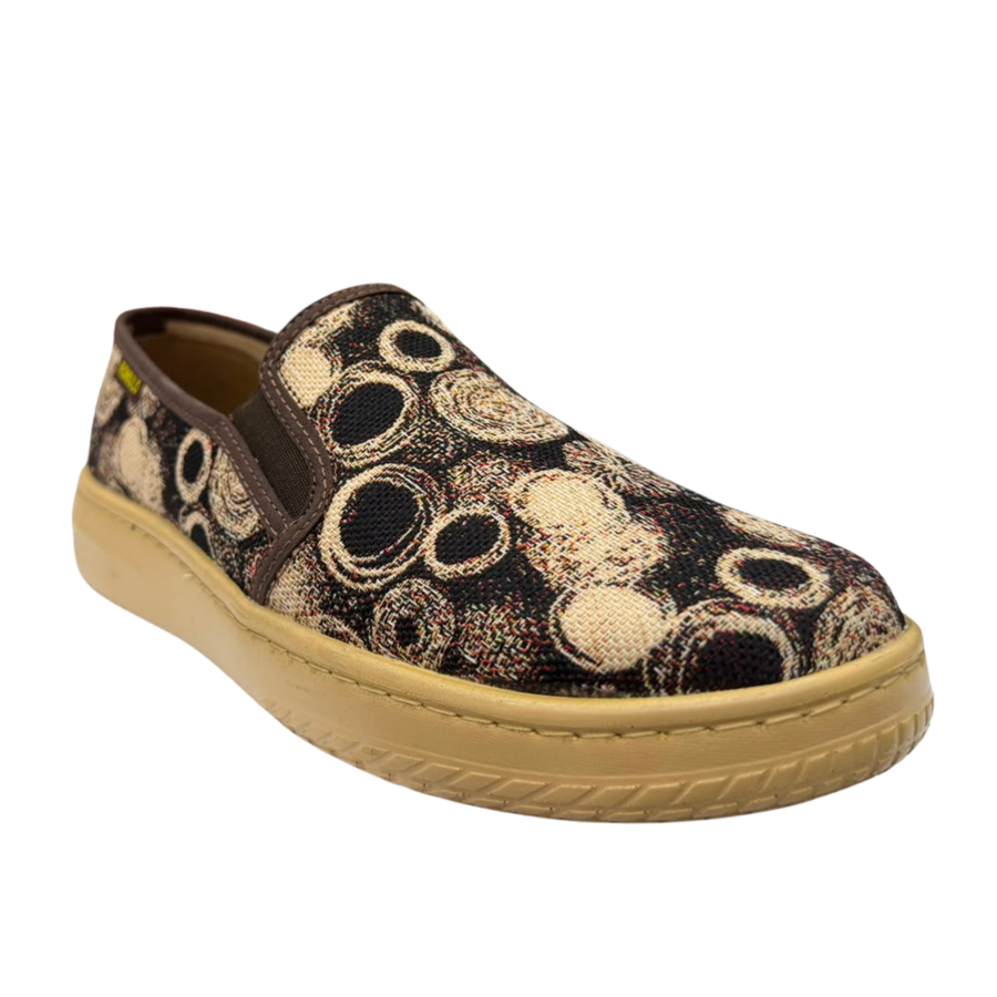 Zapato Rómulo en Textil Moca para Mujer — Ref. 3867