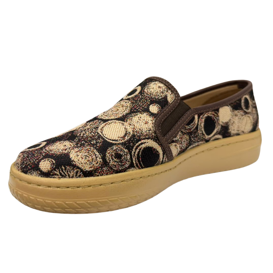 Zapato Rómulo en Textil Moca para Mujer — Ref. 3867