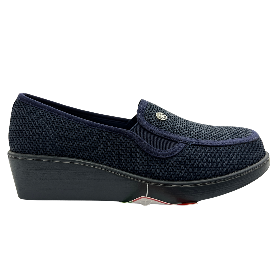 Mocasín Rómulo en Textil Negro para Mujer — Ref. 3815