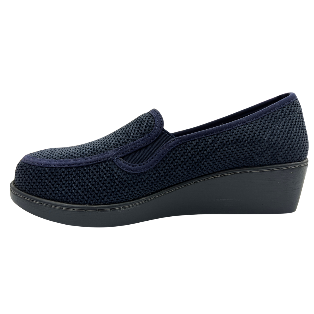 Mocasín Rómulo en Textil Negro para Mujer — Ref. 3815
