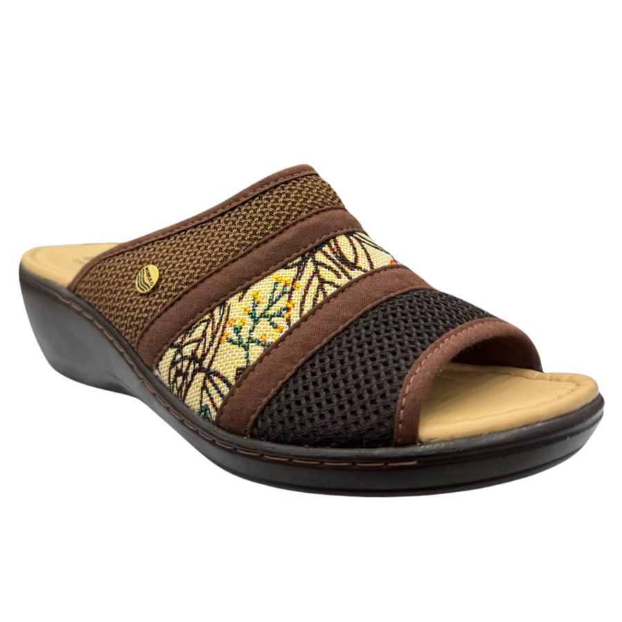 Sandalia Rómulo en Textil French Expre y Valpar para Mujer — Ref. 3024