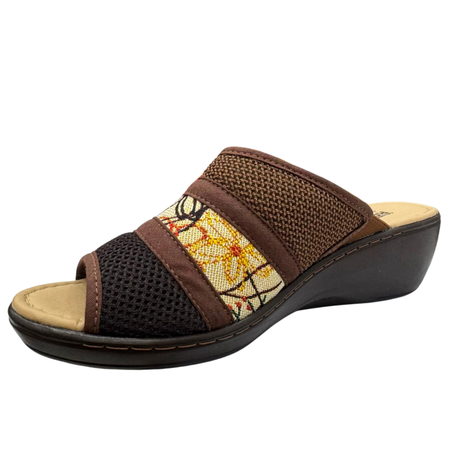 Sandalia Rómulo en Textil French Expre y Valpar para Mujer — Ref. 3024