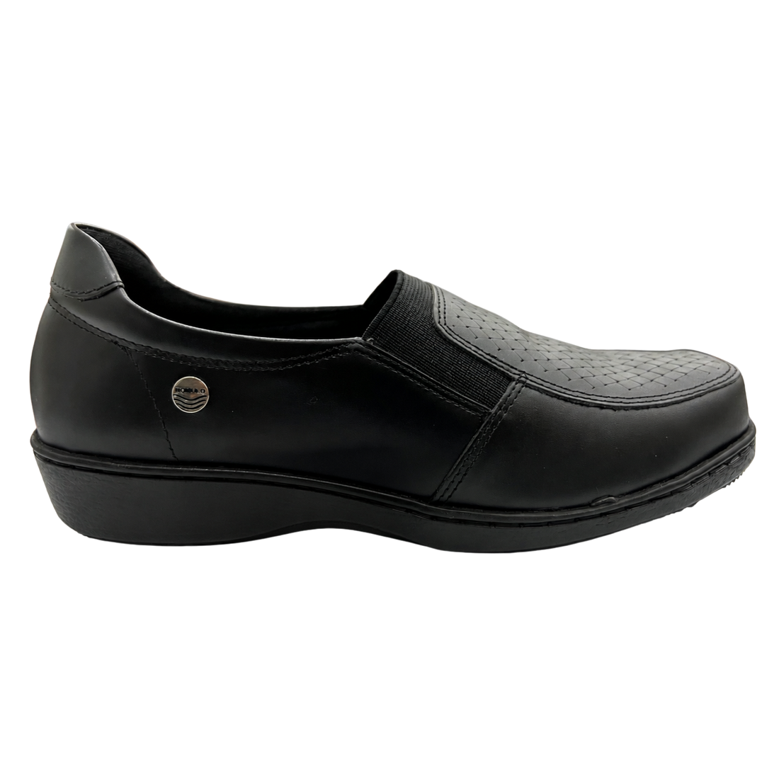Zapato Rómulo en Cuero y Textil Miel para Mujer — Ref. 3813