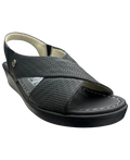 Sandalia Rómulo Plana Negro para Mujer — Ref. 5351