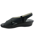 Sandalia Rómulo Plana Negro para Mujer — Ref. 5351