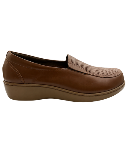 Mocasín Rómulo Confort Calado en Cuero para Mujer — Ref. 3652