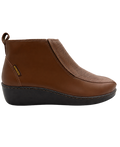 Botín Rómulo en Cuero Café para Mujer — Ref. 6373