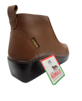 Botín Rómulo en Cuero Café para Mujer — Ref. 6373
