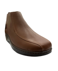 Botín Rómulo en Cuero Café para Mujer — Ref. 6373