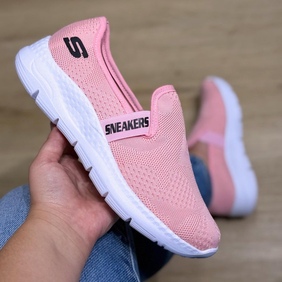 Baleta Deportiva en Malla Importada para Mujer – Rosado