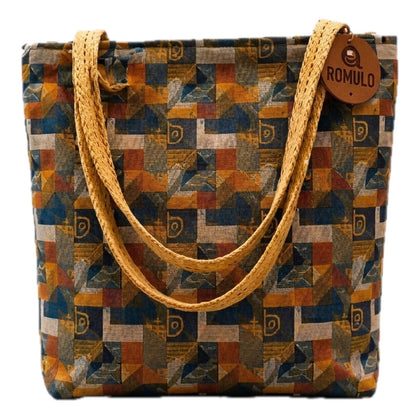 Bolso Rómulo Cuadrado en Tela Gobelino para Mujer — Ref. B01C